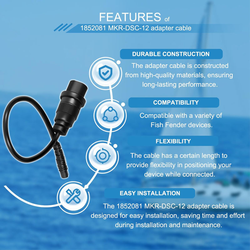 1852081 MKR-DSC-12 Kabel Adapt - Fish Finder ulasan dan harga