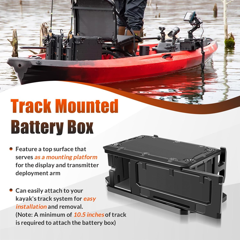 Kotak Baterai Terpasang di Jal - Fish Finder Transducer ulasan dan harga